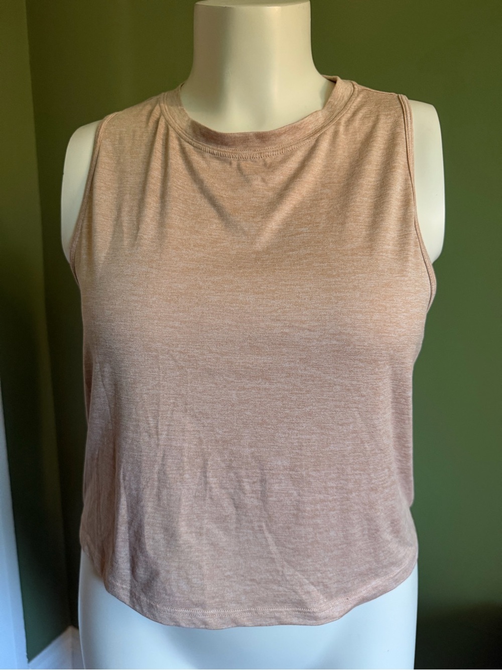 Fabletics Heathered Blush Crewneck Tank